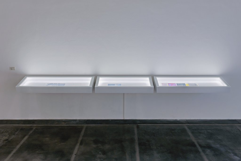 The photo shows the upper floor of the Edith Russ House with the artwork by Carlos Fadon Vicente: Vector Digital image. Photo Franz J Wamhof  © Edith-Russ-Haus