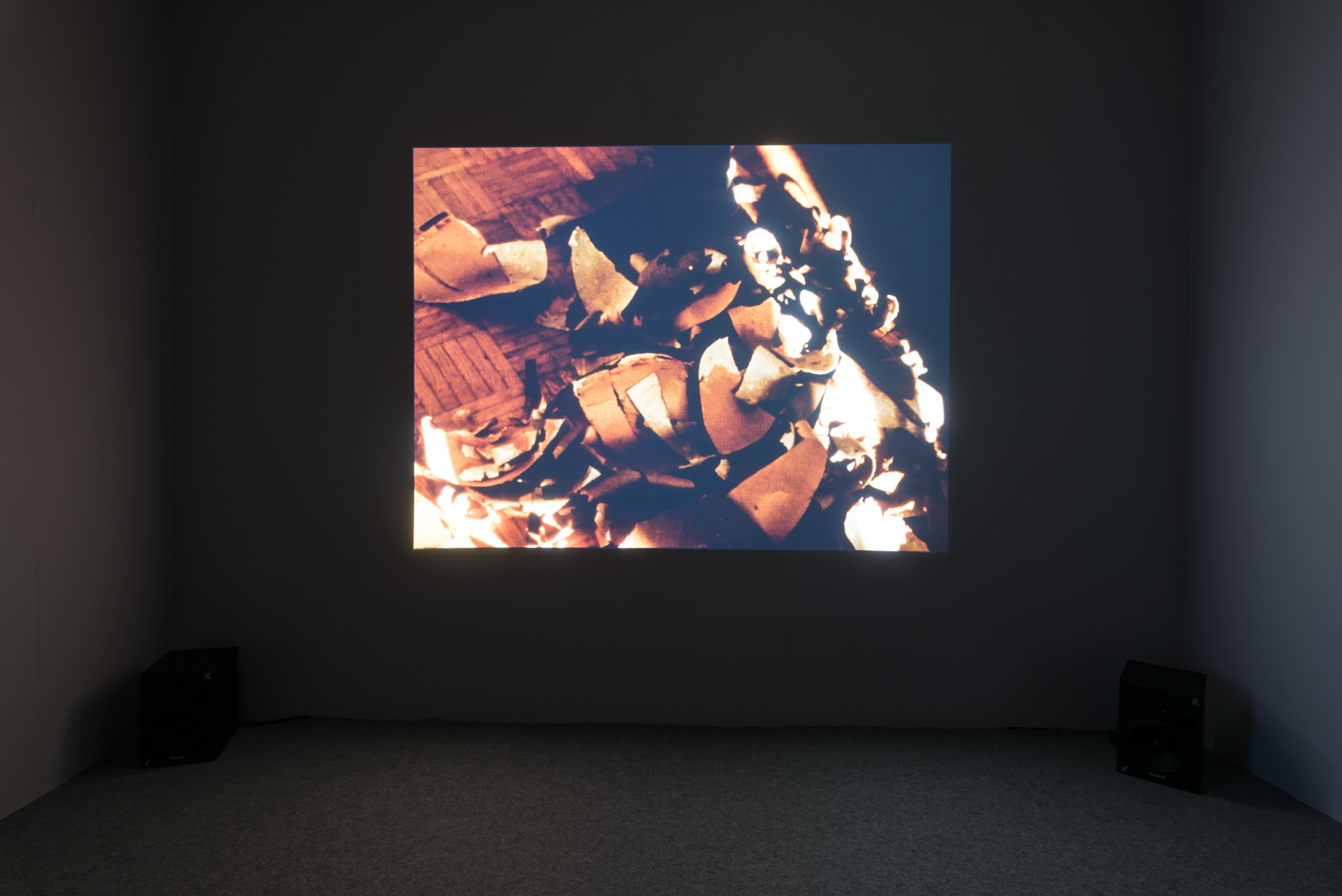 The photo shows the basement of the Edith Russ House with the artwork by Mona Vătămanu & Florin Tudor: The Order of Things. Photo © Edith-Russ-Haus