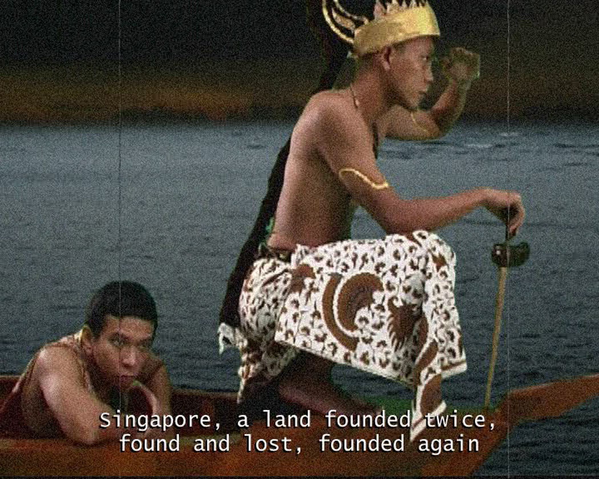 This is an image of the artwork Utama: Every Name in History is I, Video still © Ho Tzu Nyen 2009