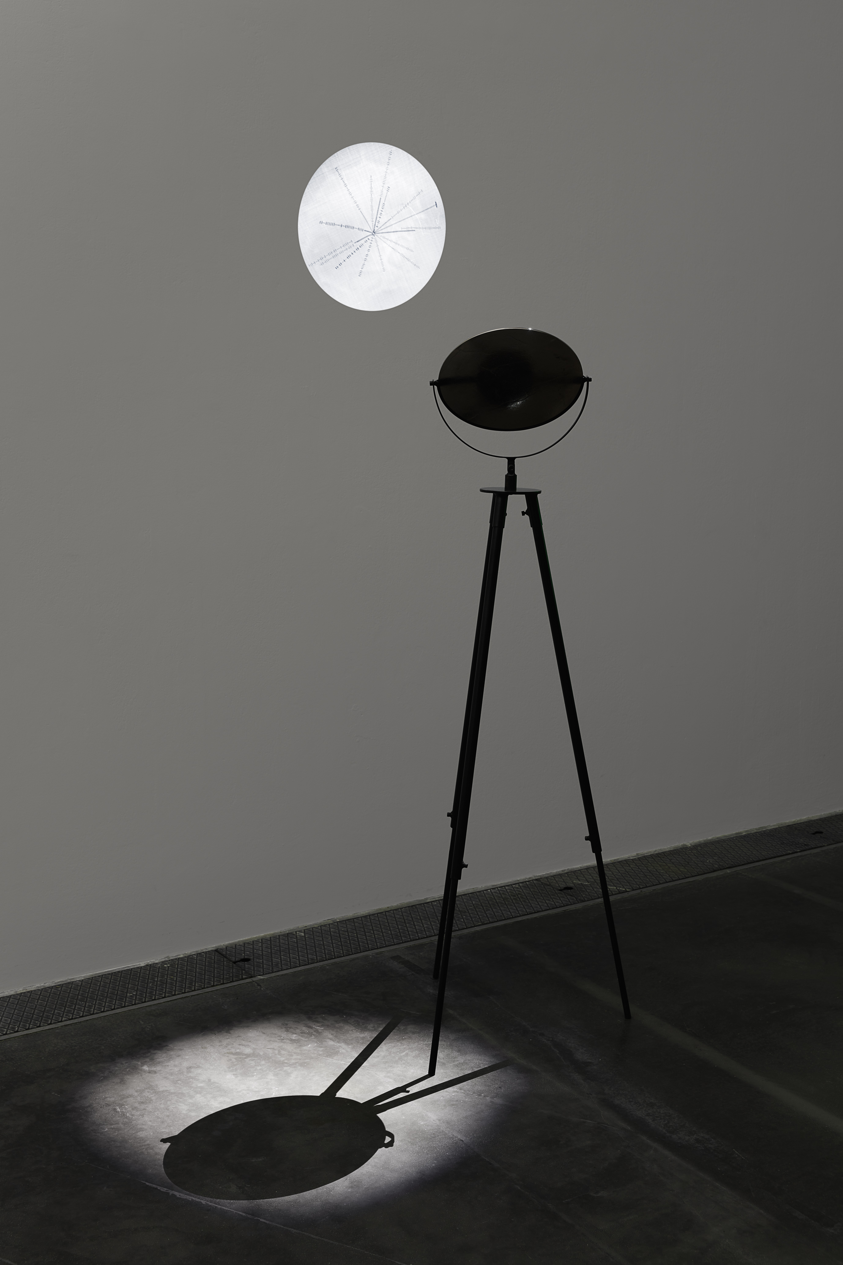 Das Foto zeigt das Obergeschoss des Edith-Russ-Hauses mit dem Kunstwerk von Marjolijn Dijkman: Mirror Worlds. Foto © Edith-Russ-Haus