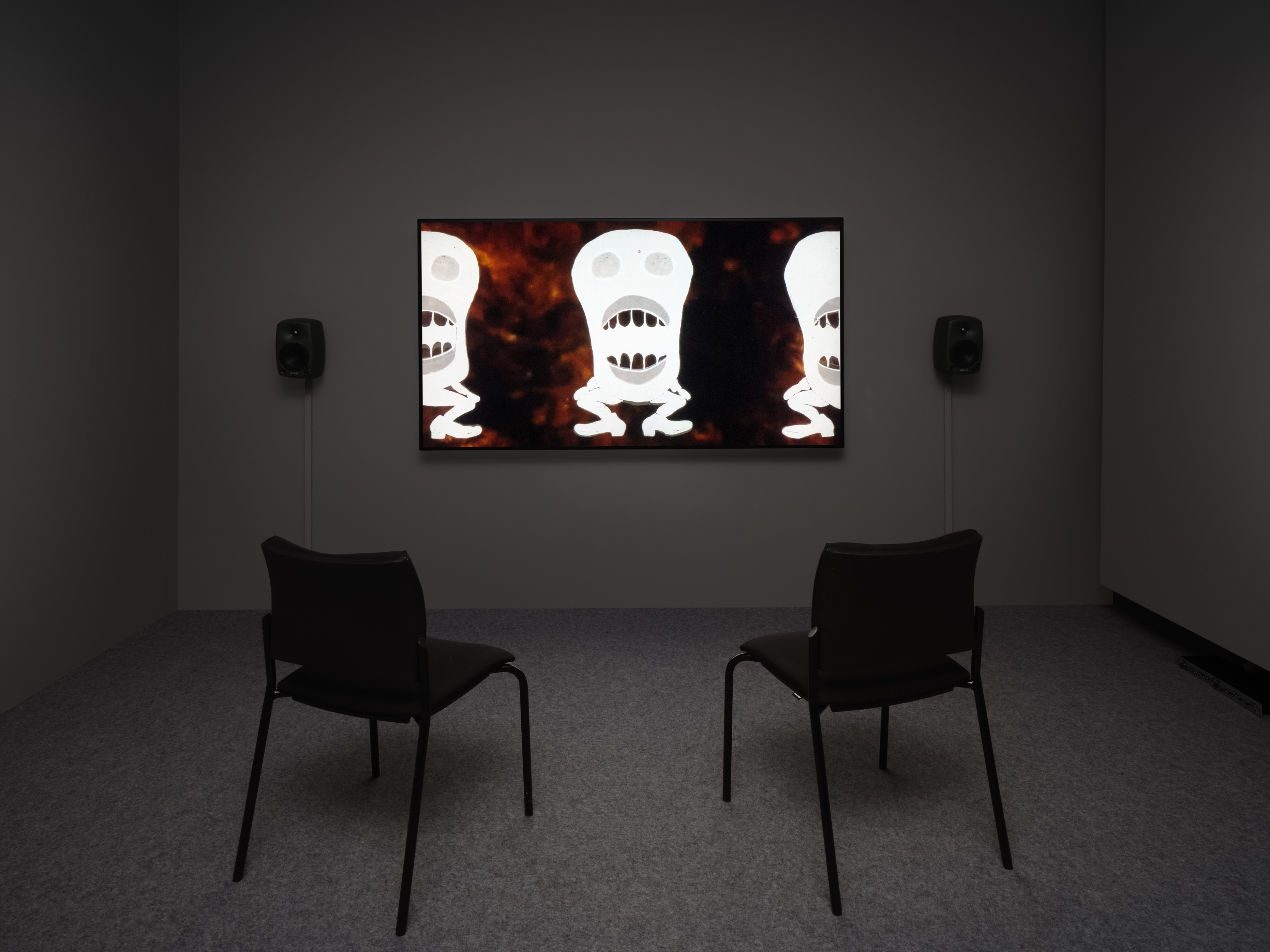James Richards & Steve Reinke: When We Were Monsters. Photo © Edith-Russ-Haus 2023