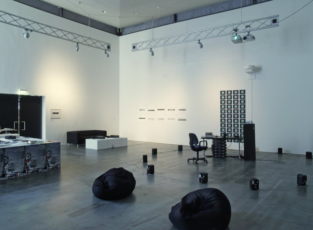 Ausstellungsansicht SOUND//BYTES. Foto Franz J Wamhof © Edith-Russ-Haus
